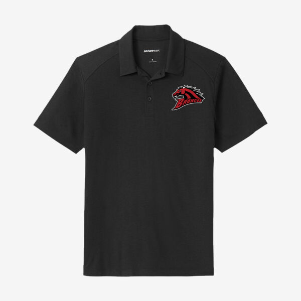 Lind Ritzville Golf PosiCharge Tri Blend Wicking Polo Thumbnail